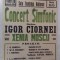 Iasi Afis Concert Simfonic 1954