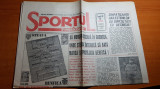 ziarul sportul romanesc 2 noiembrie 1994-meciul de fotbal steaua-benfica