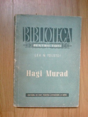 e1 Lev N. Tolstoi - Hagi Murad foto