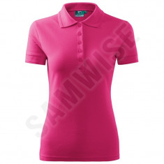 Tricou Polo de dama Pique Polo (Culoare: Purpuriu, Marime: M, Pentru: Femei) foto