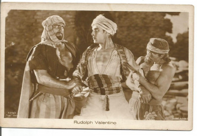 (A) carte postala(ilustrata)-ACTORI-Rudolph Valentino foto