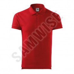 Tricou Polo de barbati Cotton, Rosu foto