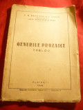 C.M.Rapeanu si C.Enciu - Tablou - Genurile prozaice -Ed. Ploiesti 1946