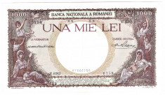 Bancnota 1000 lei 1936 XF/a.UNC foto