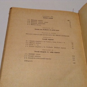 Introducere La Teoria Ecuatiilor Integrale De Traian Lalescu Rf6 4 Okazii Ro