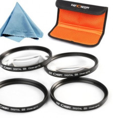 Set lentile macro K&amp;amp;F Concept (close up) 67 mm, 4 buc (+1 +2 +4 +10) + bonus. foto