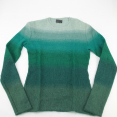 Pulover Versus Gianni Versace, 67% mohair, in degradeuri de verde - PRET SPECIAL foto