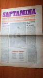 Ziarul saptamana 3 septembrie 1976