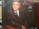 BENONE SINULESCU romante si cantece de petrecere disc vinyl lp muzica populara, VINIL, Electrecord