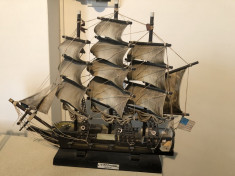 Corabie cu panze,macheta navala,veche,franceza,USS Constitution 1814 foto