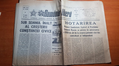 romania libera 16 noiembrie 1977-foto si art. orasul vulcan de pe valea jiului foto