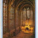 Franta - CP necirc. - Paris - Interiorul Sainte-Chapelle