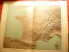 Harta Relief a Frantei si imprejurimi -1906 -autori F.Schrader, F.Prudent, foto