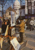 Franta - CP necirc.- Paris - Piata Tertre, Necirculata, Fotografie