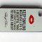 Husa protectie iPhone 4 4s, carcasa spate telefon, model text