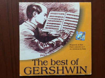 George Gershwin the best of gershwin cd disc compilatie a&amp;amp;a records 2002 VG+ foto