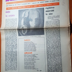 ziarul saptamana 7 octombrie 1977-art. "viata in cetate "de corneliu vadim tudor