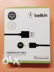 Cablu de date iPhone 6 ,5 ,5S ,5C ,iPad Air ,mini ,4 Original Belkin foto