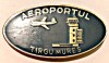 INSIGNA AVIATIE AVIATIA AEROPORTUL TARGU MURES EMAIL ALBASTRU NR 43