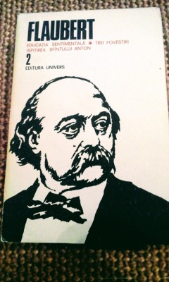 Flaubert 2 - Educație sentimentală , 620 pagini, 20 lei foto