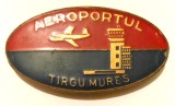 INSIGNA AVIATIE AVIATIA AEROPORTUL TARGU MURES EMAIL ROSU SI ALBASTRU NR 14