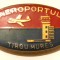 INSIGNA AVIATIE AVIATIA AEROPORTUL TARGU MURES EMAIL ROSU SI ALBASTRU NR 14