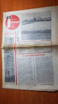 ziarul flacara 7 iunie 1979-ampul art. despre intreprinderea 1 mai din ploiesti foto