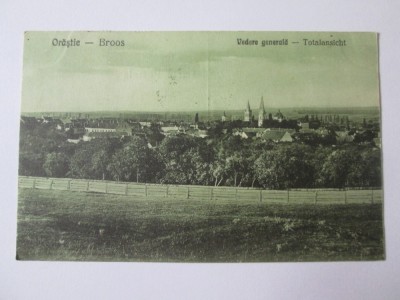 Carte postala Orastie circulata 1929 foto