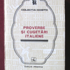 PROVERBE SI CUGETARI ITALIENE, 1982. Colectia COGITO