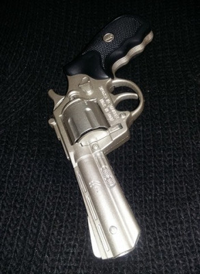 Pistol vintage metalic superb de panoplie,pistol de panoplie/jucarie de colectie foto