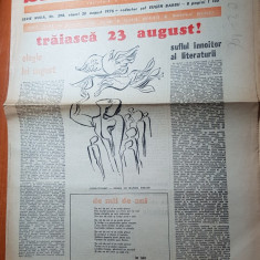 ziarul saptamana 20 august 1976 - traiasca 23 august