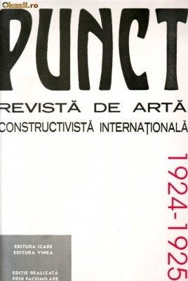 Revista Punct, 1924-1925, avangarda foto