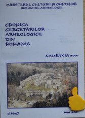 Cronica cercetarilor arheologice campania 2000 foto