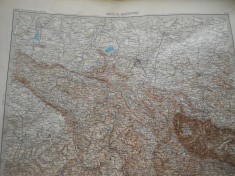 HOPCT DOCUMENT-HARTA VECHE NR 4 -GERMANIA DEUTSCHEN REICHS GOTHA D=490/405 MM