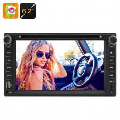 2 DIN 6.2 Inch Touch Screen Car DVD Player foto