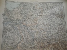 HOPCT DOCUMENT-HARTA VECHE NR 8 -GERMANIA DEUTSCHEN REICHS GOTHA D=490/405 MM