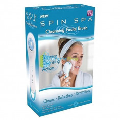 Perie de masaj si curatare faciala Spin Spa - mica foto