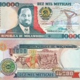 Mocambic 10.000 meitcais 1991 UNC