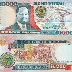 Mocambic 10.000 meitcais 1991 UNC foto