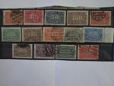 GERMANIA LOT STAMPILAT foto