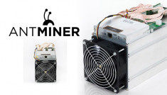 2 Buc x Bitmain Antminer S9 Bitcoin Miner 13.5TH/s + Power Supply foto