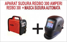 PACHET PROMO. Invertor de sudura REDBO 300 A + Masca AUTOMATA foto