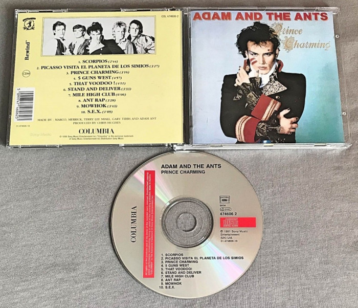 Adam and The Ants - Prince Charming CD (1996)