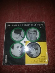 Melodii de Temistocle Popa-Electrecord 1968 45-EDC 916 single vinil 7? VG! foto
