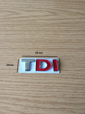 Emblema TDI di ROSU foto