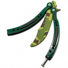 Cutit Balisong Fluture Butterfly CS GO Butterfly Boreal Forest. fara tais CSGO foto