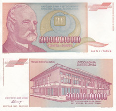 IUGOSLAVIA 500.000.000.000 dinara 1993 UNC!!! foto