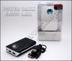 Baterie externa pentru telefon / Power Bank 8000mAh pentru smartphone si tablete foto