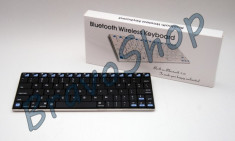 Tastatura Bluetooth Wireless pentru telefoane, tablete, (iPhone iPad Samsung Android) foto