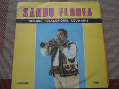 sandu florea trompeta tresors folkloriques roumains disc vinyl lp muzica folclor foto